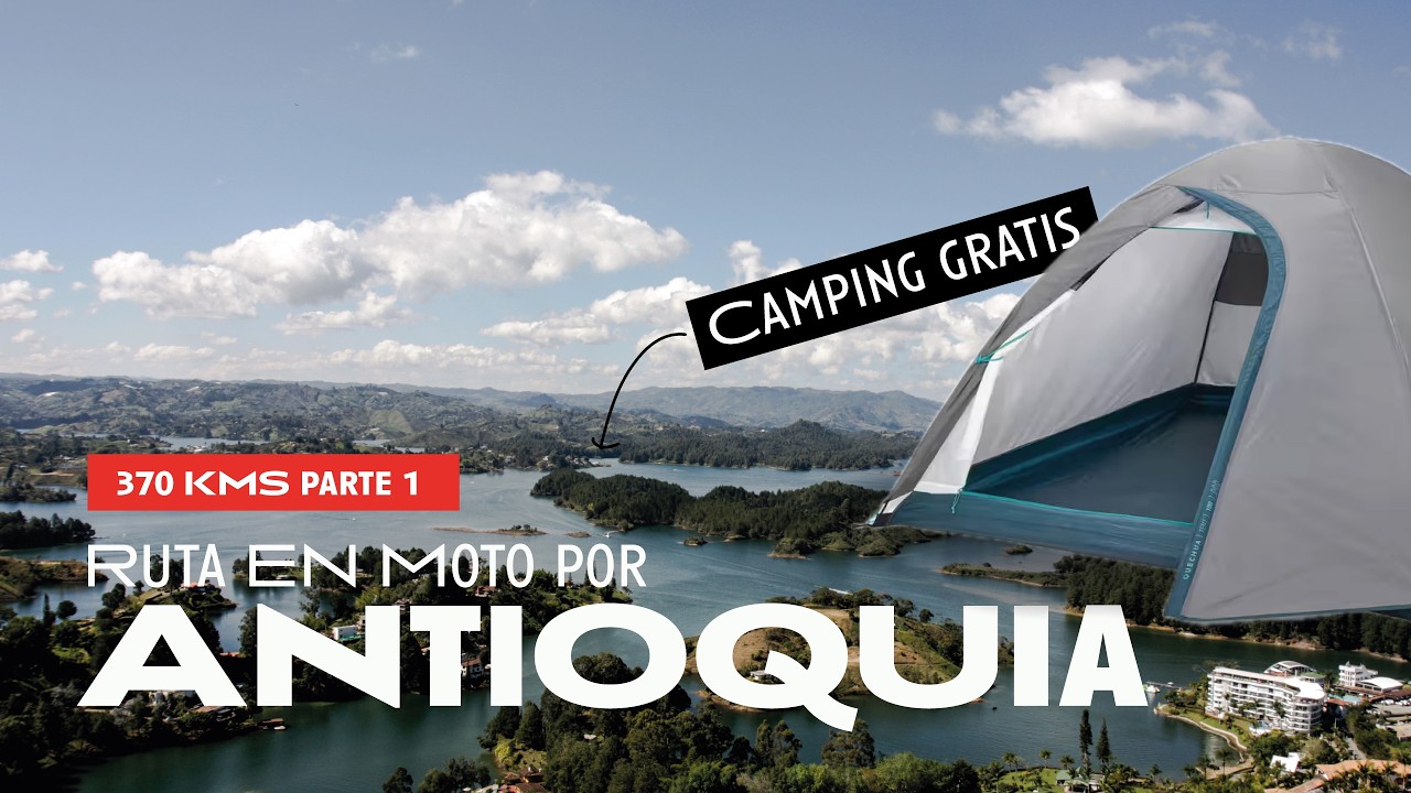 Aventura en Moto por Antioquia | 4 Pueblos, Camping y Caídas Off-Road 🚵‍♂️🔥 | 370 km