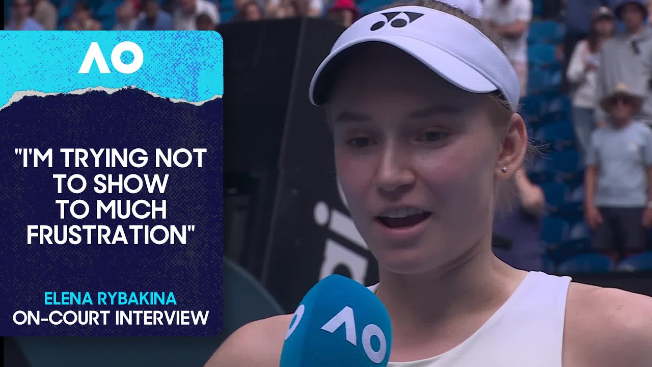 Elena Rybakina On-Court Interview | Australian Open 2026 Quarterfinal