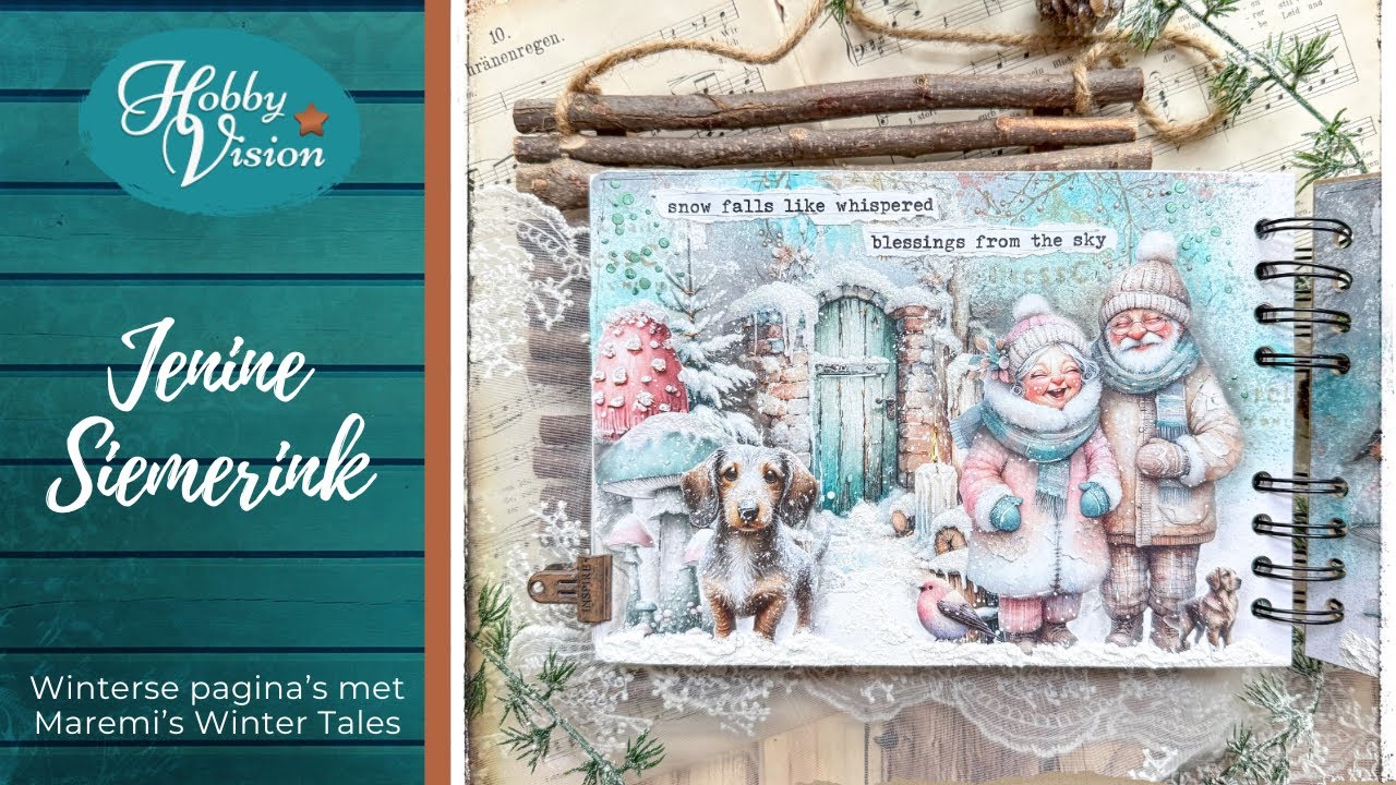 FBLive - 09-01-2026 - Jenine Siemerink - Winterse pagina's met Maremi's When Snow Falls
