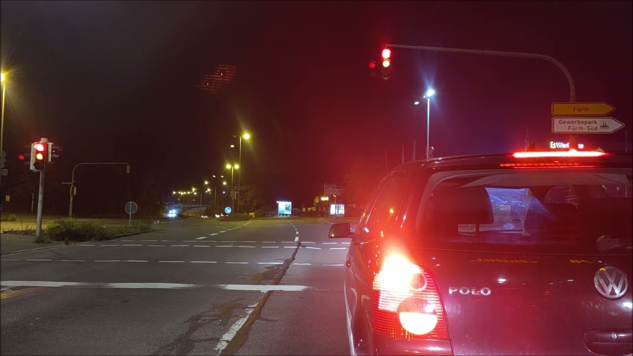 Mit dem Bus durch die Nacht, Nürnberg Linie 70 Gustav-Adolf-Str. nach Zirndorf