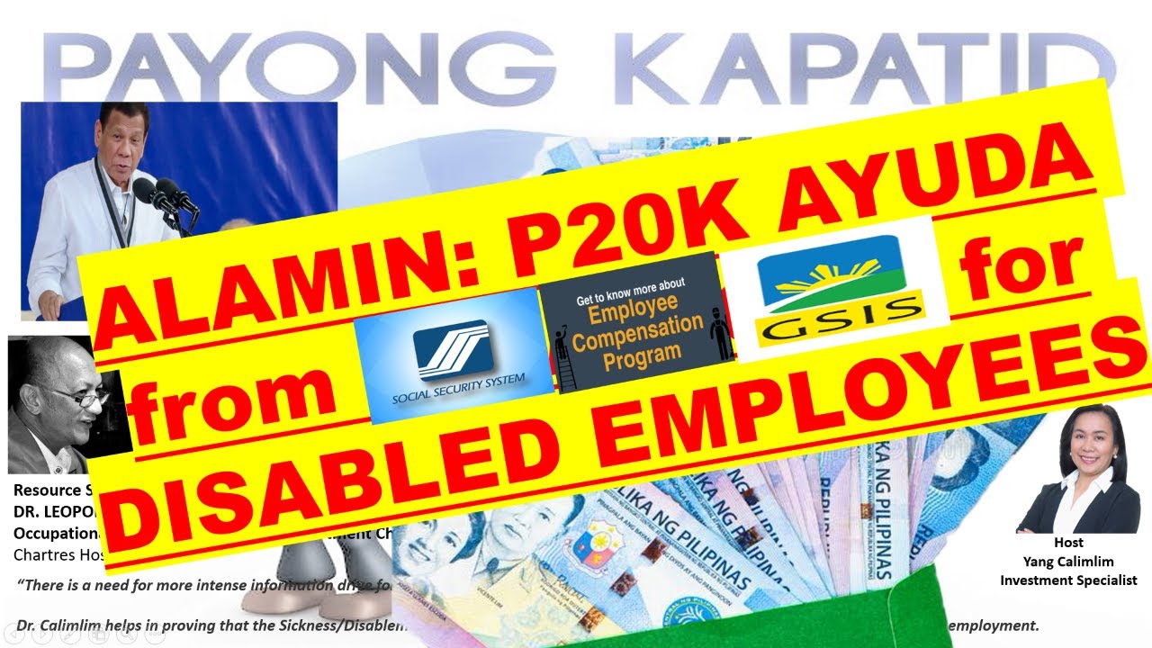 HOT TOPIC: P20k AYUDA FOR DISABLED EMPLOYEES