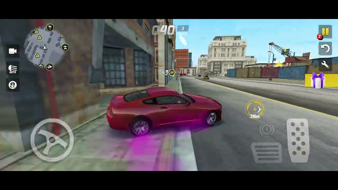 Off road racing on time Mustang GT