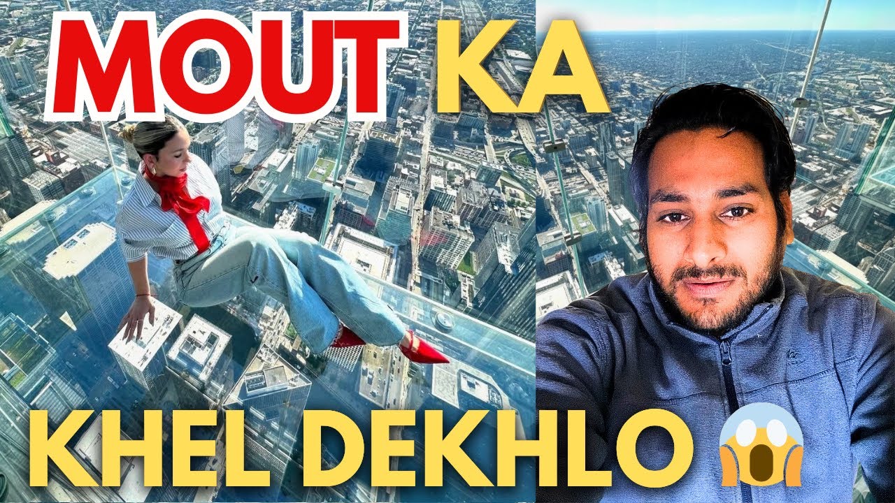 OMG ! Death Glass😭😱 ! Chicago’s SKYDESK VIEW at Willis Tower ! EP14 