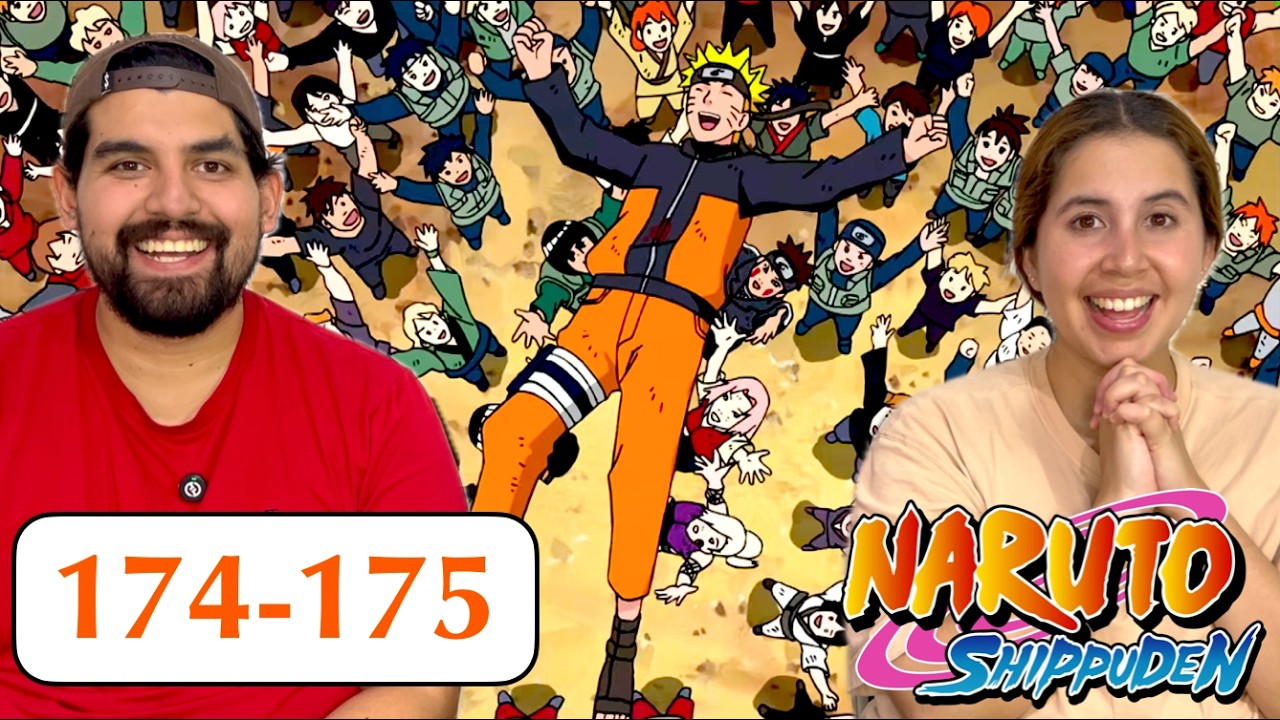 MI ESPOSA REACCIONA POR PRIMERA VEZ A NARUTO SHIPPUDEN capitulo 174-175