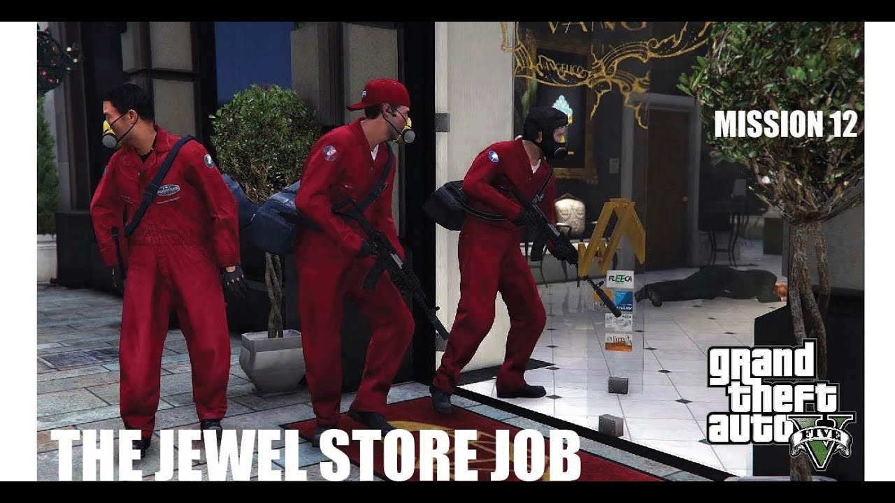 GTA V Mission 12 The Jewel Store Job | Gameplay Story Mode Full episode #gtav #gaming#gtavstorymode