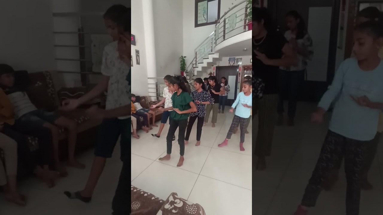#SWAGAT GEET DANCE BY STUDENT FROM # KESHARGANJ VILLAGE GIRLS AT  #MY HOME