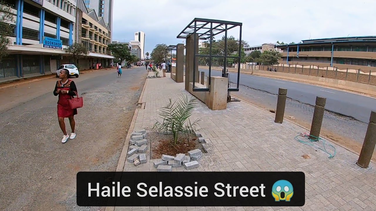 Finally Haile Selassie Street looks amazing. Nairobi City, Kenya.