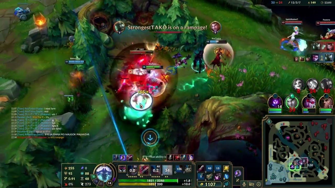 Highlight - League of Legends - Zed - 16/6/13 - 5v5 Ranked Solo - Win - 3:13pm