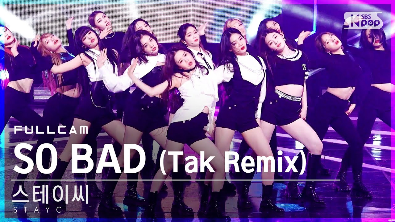 [안방1열 직캠4K] 스테이씨 'SO BAD (Tak Remix)' 풀캠 (STAYC Full Cam)│@SBS Inkigayo_2021.01.10.