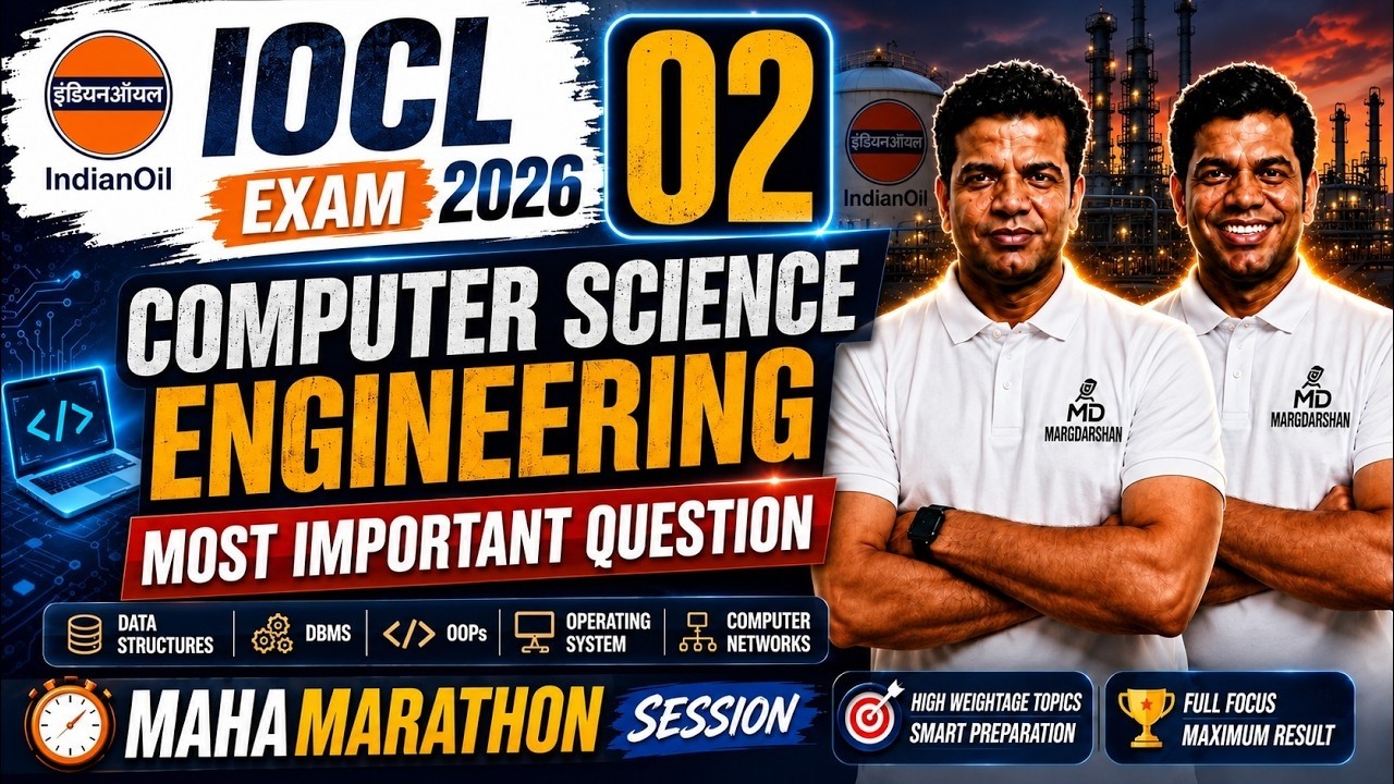 IOCL EXAM 2026 Computer Science Engg | IOCL Exam Computer Science Preparation |