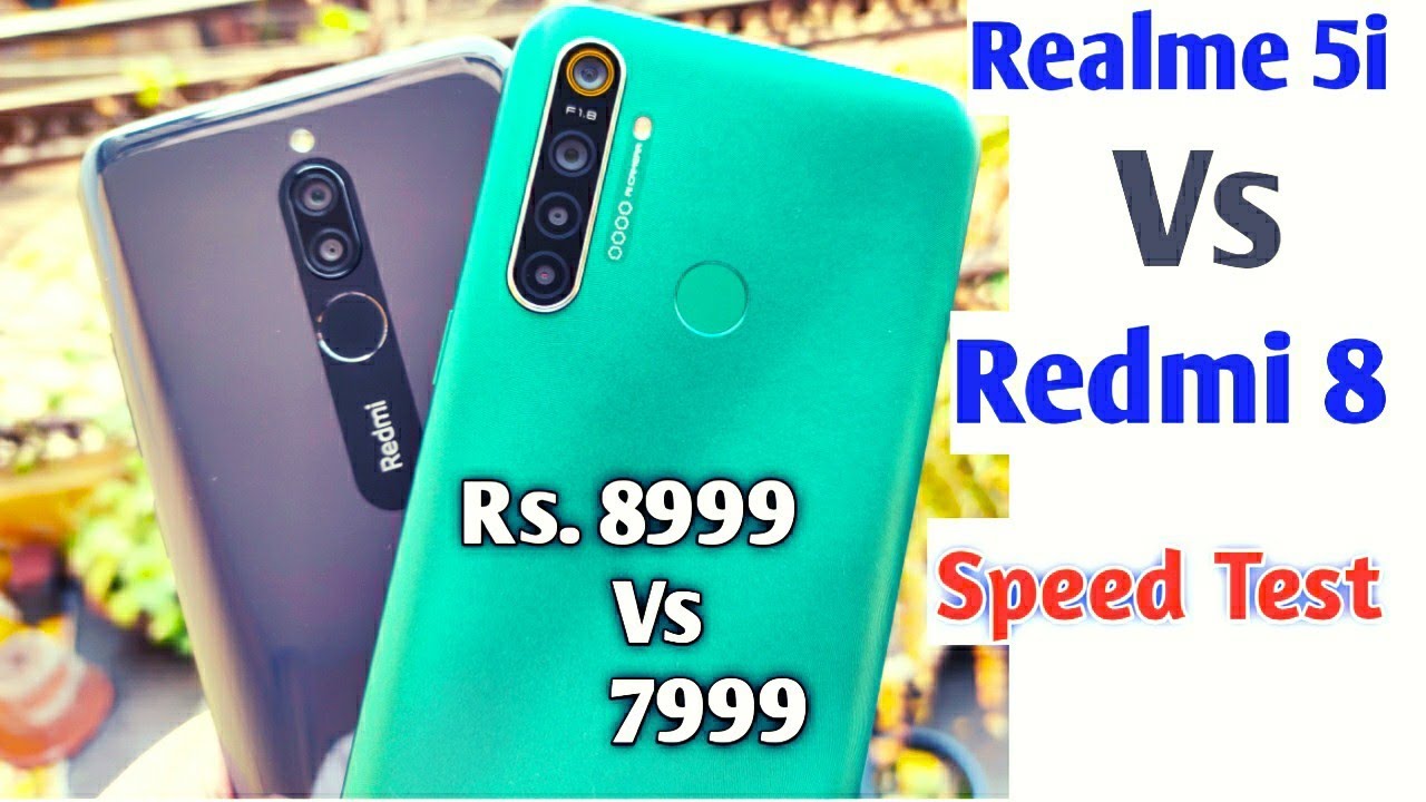 Realme 5i Vs Redmi 8 Speed Test, Multitasking Comparison