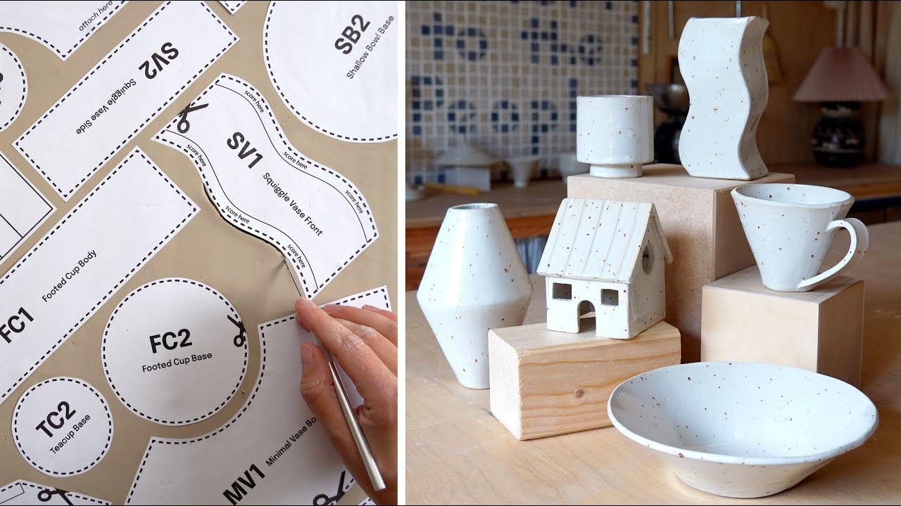 How to handbuild 6 pottery projects