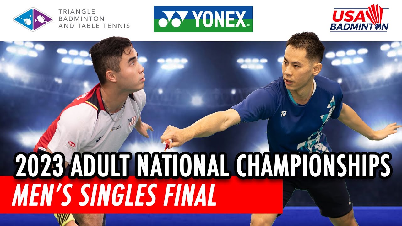 2023 Yonex USA Badminton Adult Nationals - Mens Singles Final - Howard Shu vs Enrico Keoni Asuncion