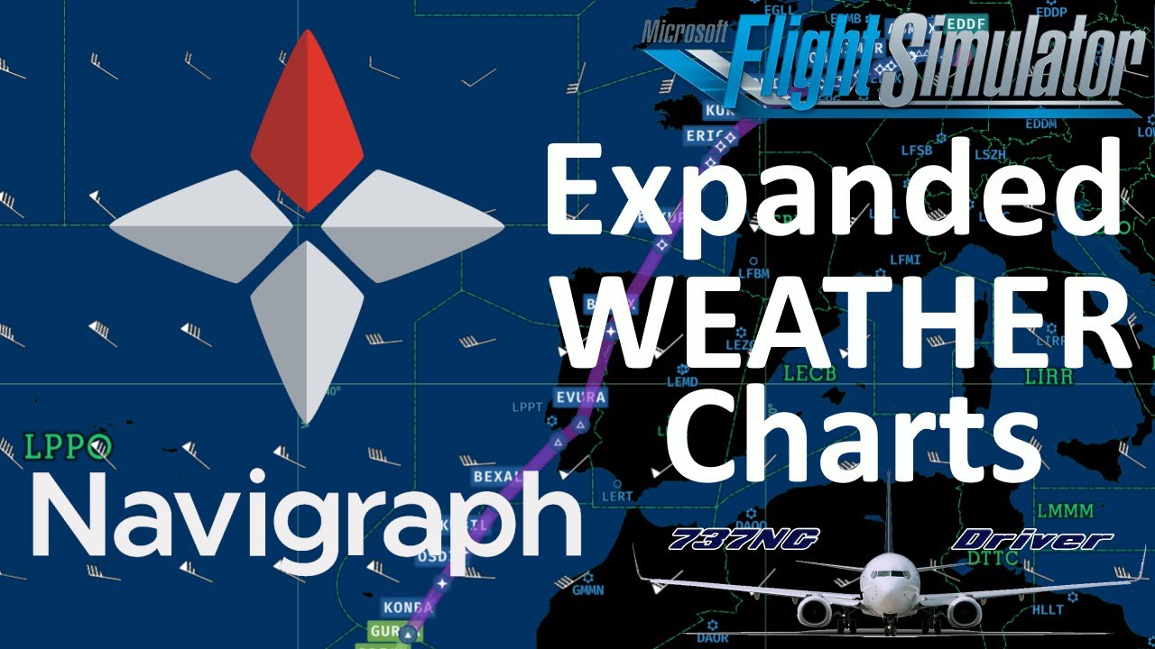 BRAND NEW: Navigraph adds WEATHER CHARTS! Let's check them out and explain how to use them!