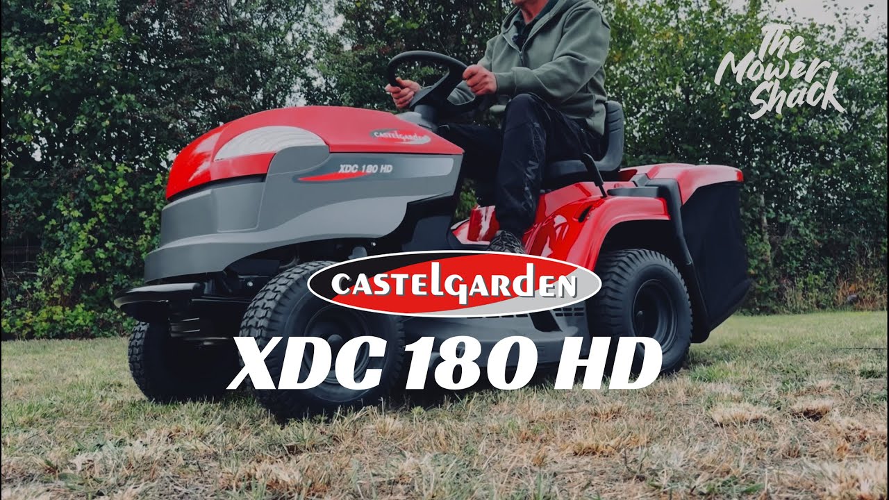 Castelgarden XDC 180 HD Ride On Lawnmower Powered by 550cc Twin Stiga engine - Review