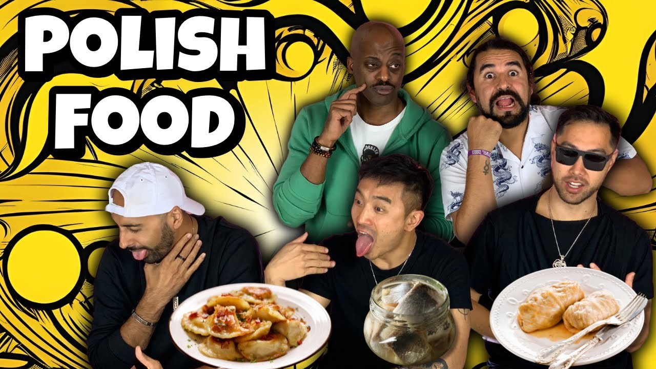 What's wrong with it?? Foreigners Guess & Rate POLISH FOOD 🥟🥟🥟  | Dzikie Ucho
