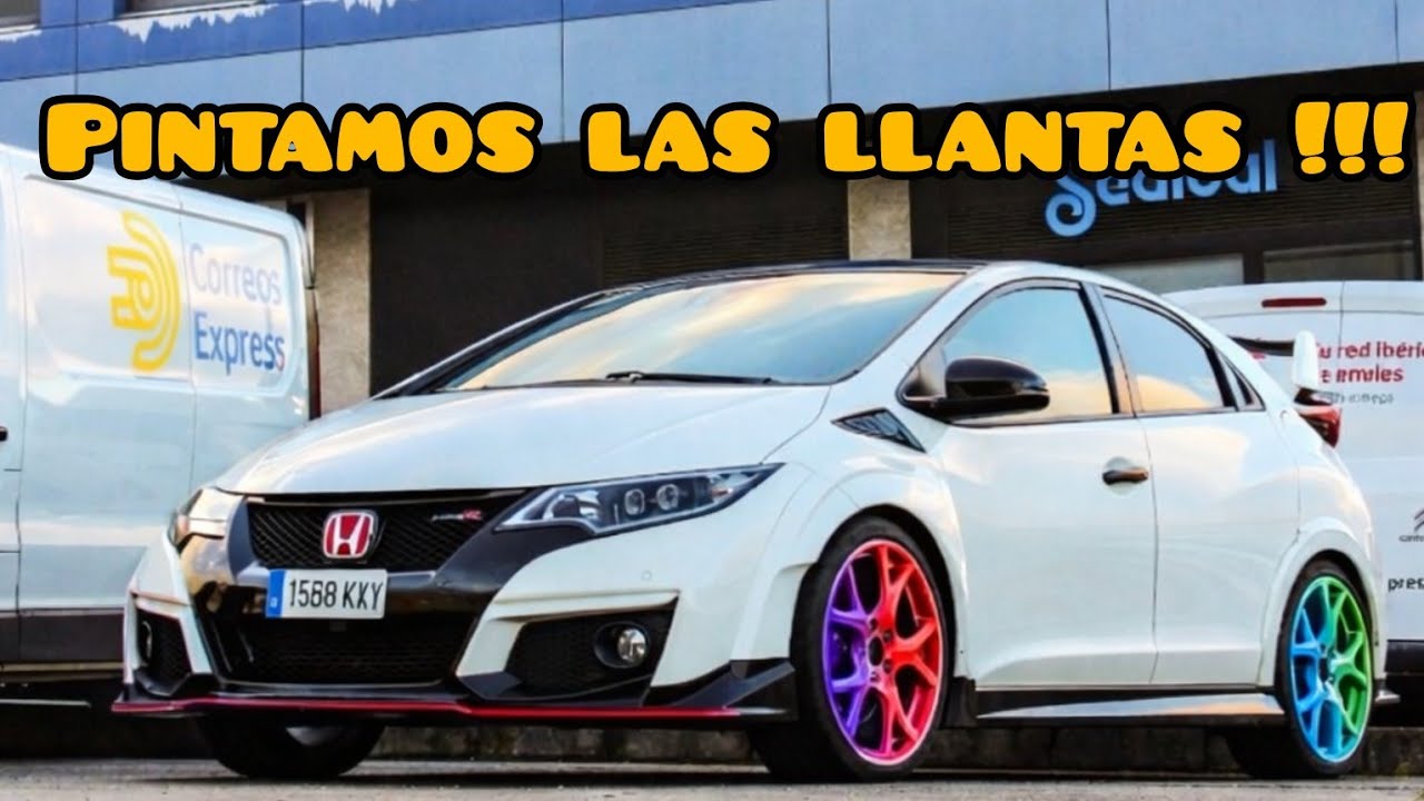 Pintamos llantas al HONDA CIVIC FK2