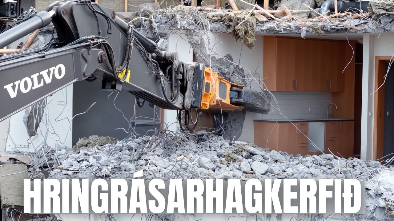Dvalarheimilið í Grindavík rifið - Hringrásarhagkerfi sem gleymdist?