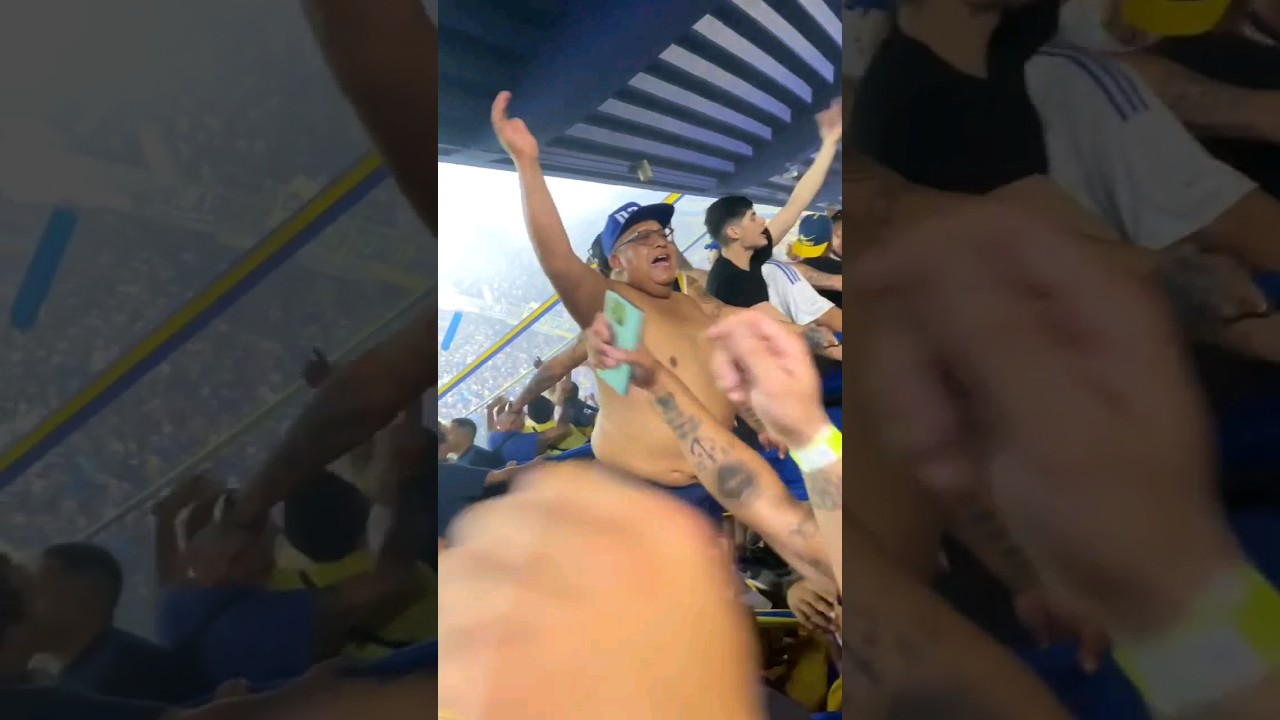 How it feels like inside the stand of Argentina 🇦🇷 hinchas Boca Juniors🎵𝒑𝒐𝒅𝒓𝒂𝒏 𝒊𝒎𝒊𝒕𝒂𝒓𝒏𝒐𝒔 𝒑𝒆𝒓𝒐 𝒋𝒂𝒎𝒂𝒔