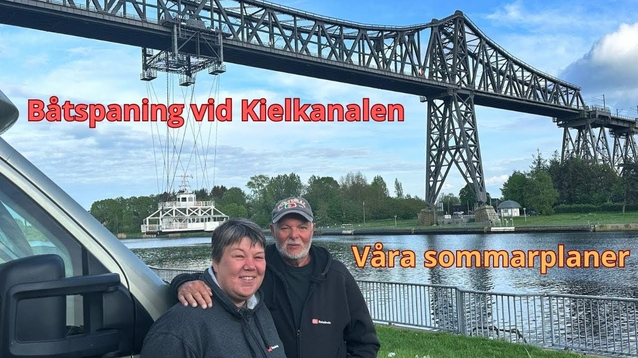 Båtspaning vid Kielkanalen och vad har vi för sommarplaner?