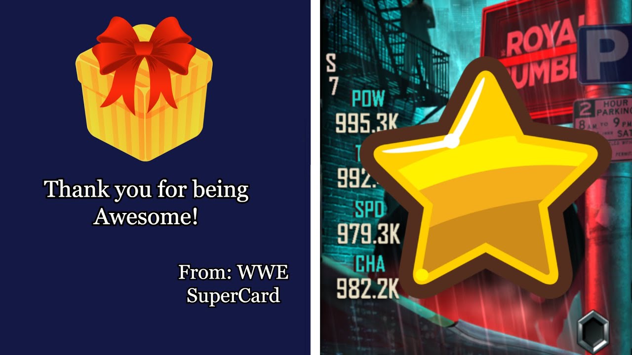 A FREE GIFT FROM SUPERCARD?! | RUMBLE 21 FUSION PRO! | WWE SuperCard