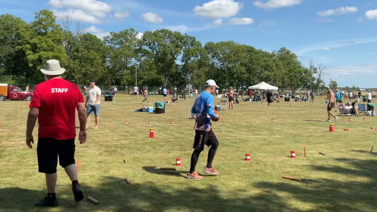 Kubb World Championship 2024 １vs １ Isak olsson  🇸🇪 🆚 SATO Hirokazu🇯🇵 (1/2)