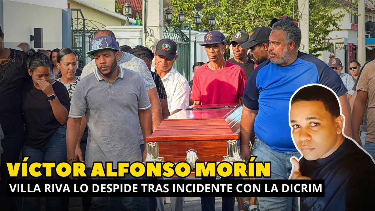 Villa Riva despide a Víctor Alfonso Morín