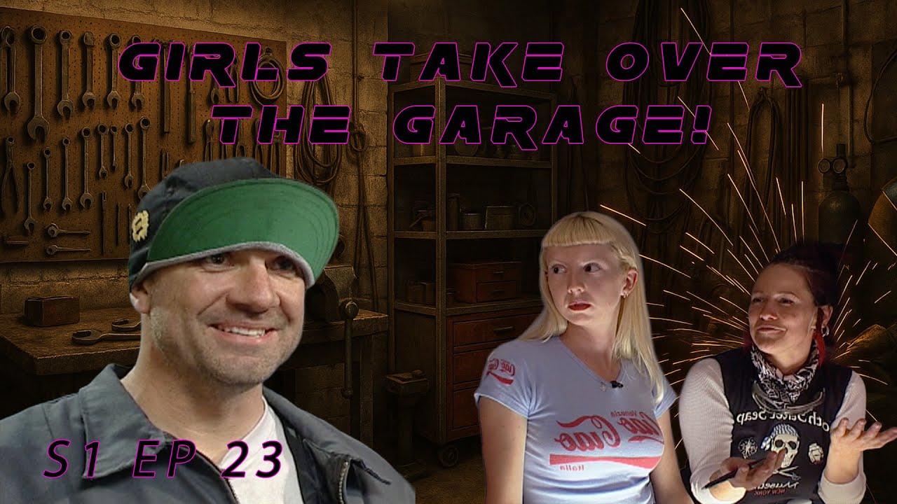GIRLS TAKE OVER JESSE'S GARAGE | DEMOLITION DERBY!