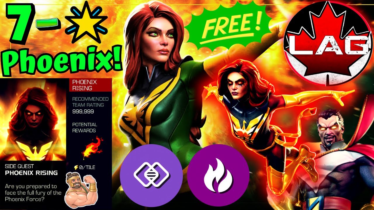 New 7🌟Buffed OG Phoenix For Free Guide! Dark Boss Fight! Rising Quest (75 Dark Plumes Required) MCOC