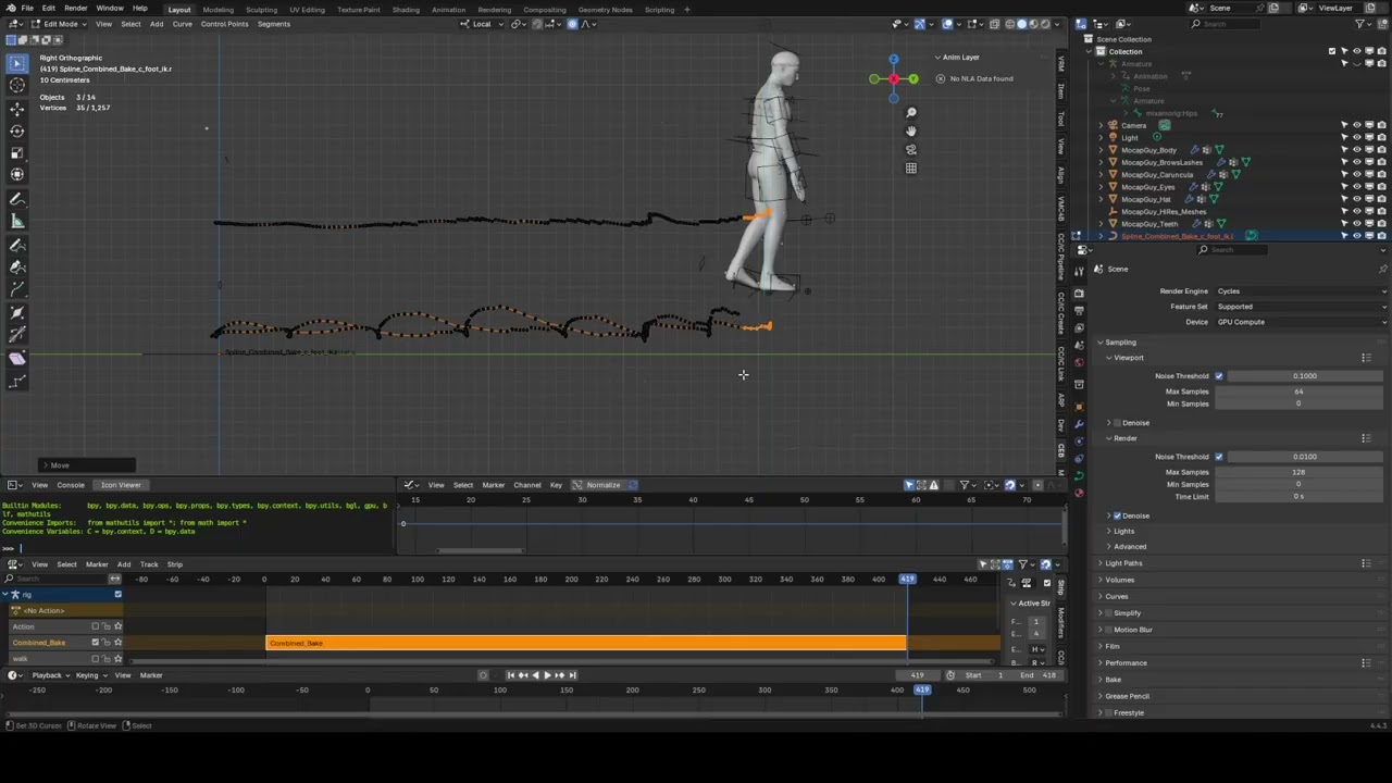 Addon WIP. Editing complex mocap in 4 minutes