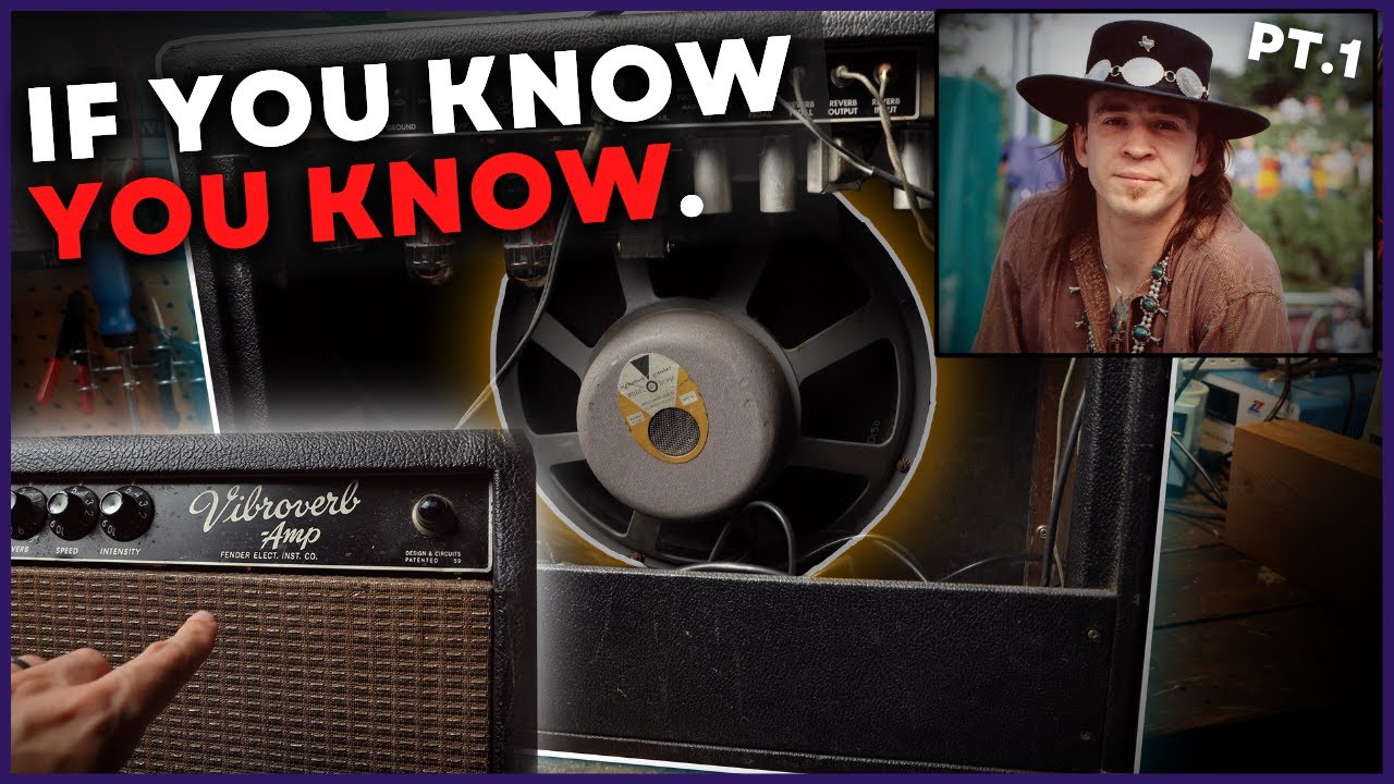 THE SRV AMP - 1964 Fender Vibroverb in the flesh