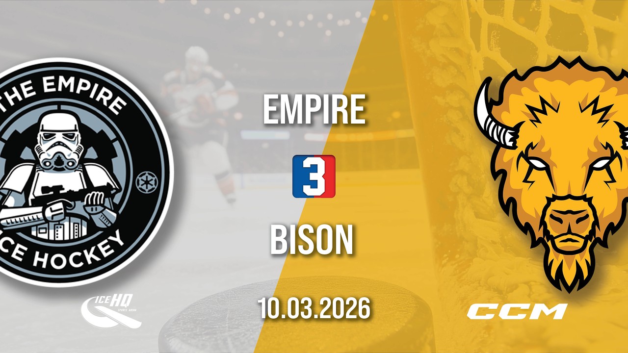 Empire vs Bison IHC - Div 3 - 10th March - iceHQ Rec League ice hockey