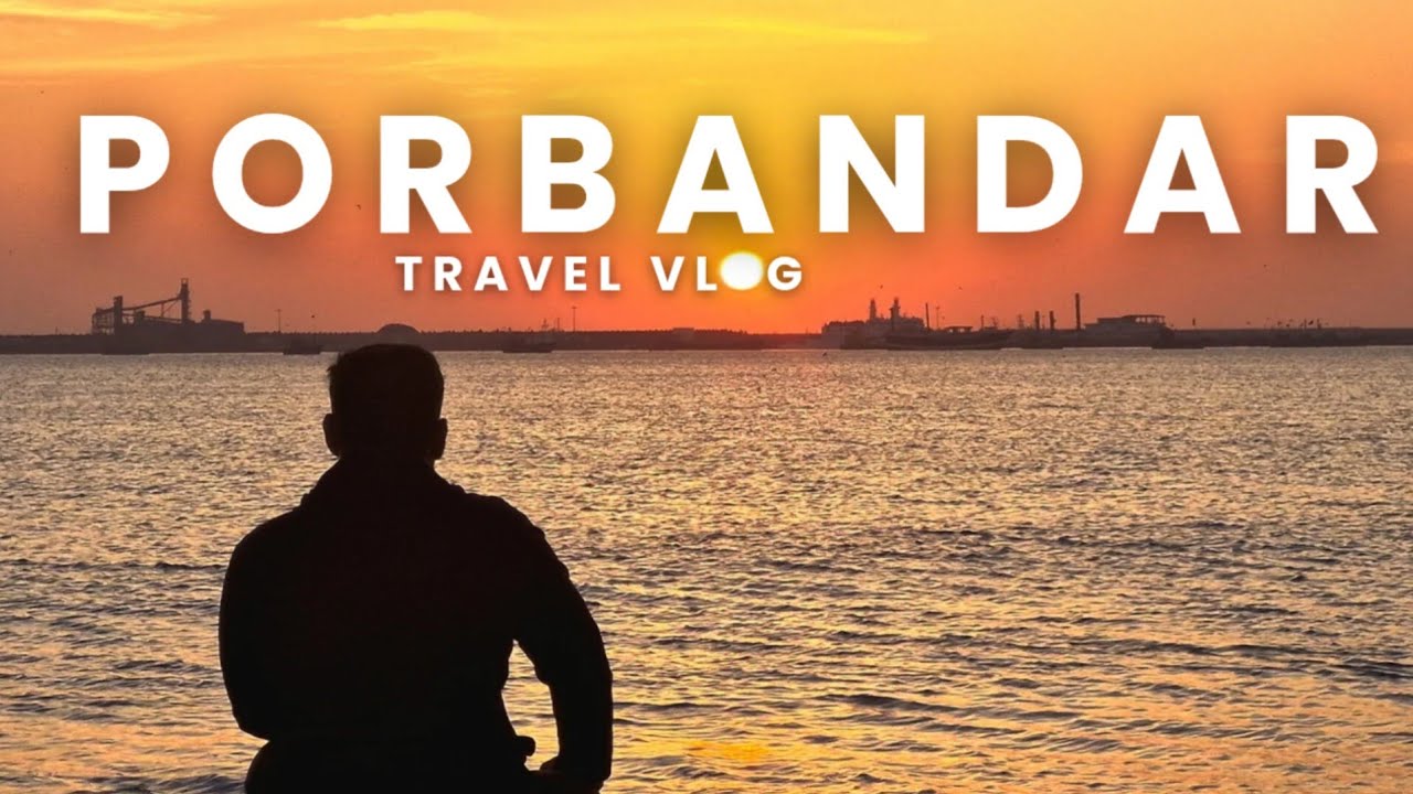 Porbandar Beach 🌊 | Gujarat’s Cleanest & Most Peaceful Beach | Travel Vlog