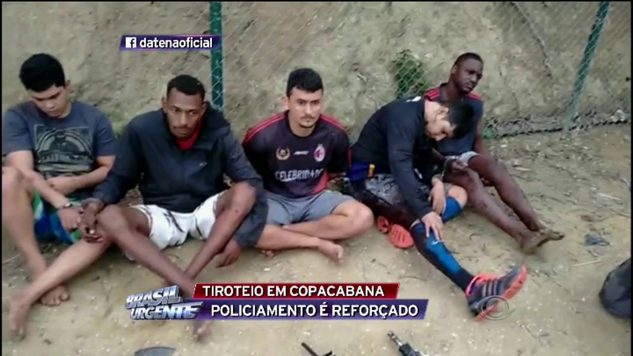 Copacabana &eacute; cen&aacute;rio de guerra do tr&aacute;fico