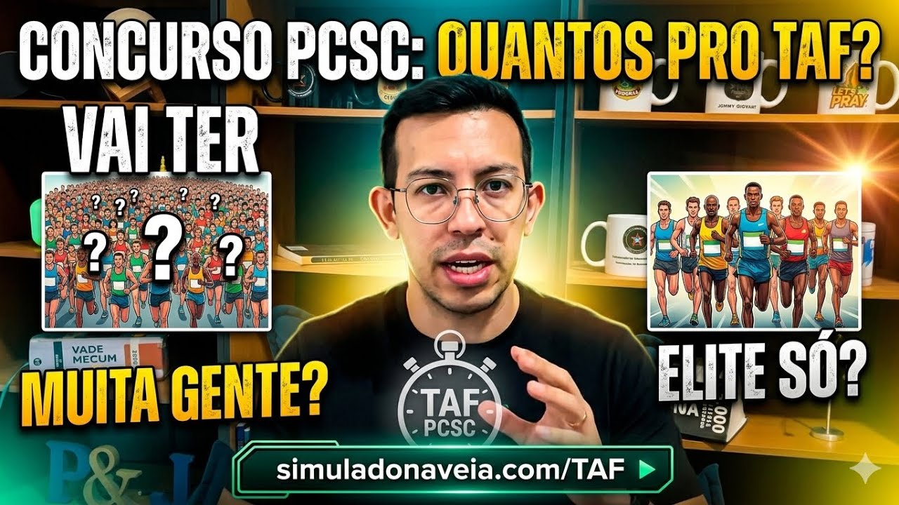 APROVADO? TAF? PCSC o concurso t&atilde;o esperado da hist&oacute;ria aconteceu. 