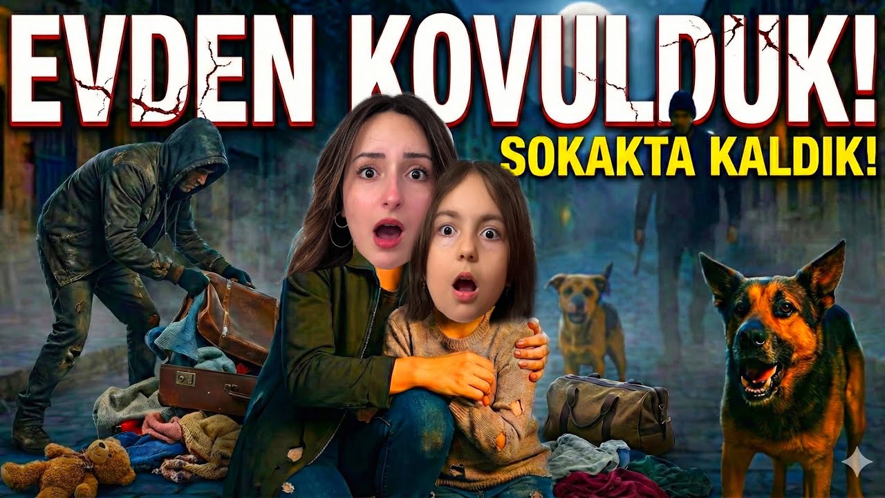 BABAM KÖPEĞİMİZ COOKİE SİNİRLENİP HEPİMİZİ EVDEN KOVDU !! ZEYNEP VE HİRANUR 