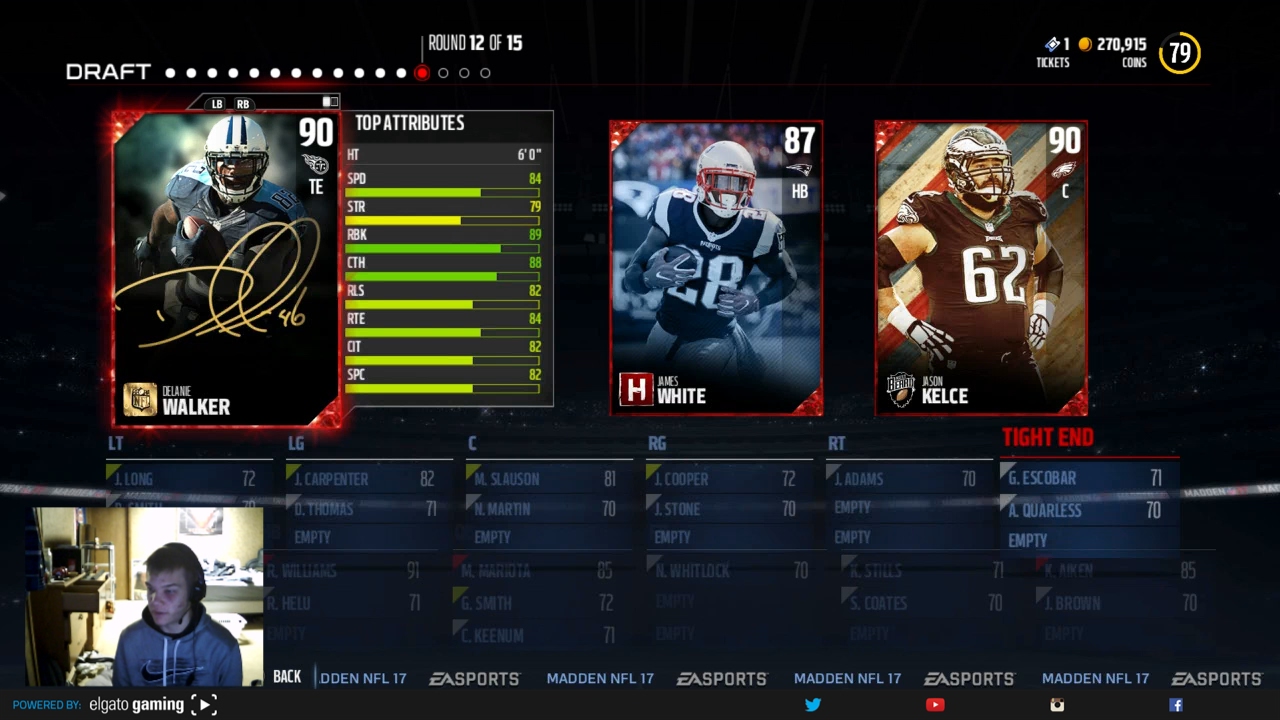 TUESDAY NIGHT DRAFT | MADDEN 17 DRAFT CHAMPIONS | INSANE GAME