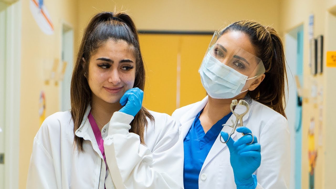 WORKING A DAY AT MY FIRST JOB (Dentist) | Nicolette Gray