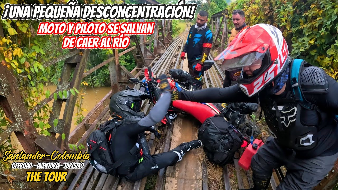 LA CAIDA / RUTA DE LOS PUENTES PELIGR0S0S / SABANA DE TORRES - SANTANDER /VÍA ANTIGUA FÉRREA OFFROAD