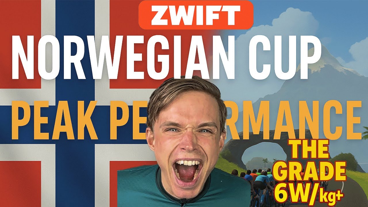 I WON the Norwegian Cup on Zwift – Peak Performance Route DOMINATION!