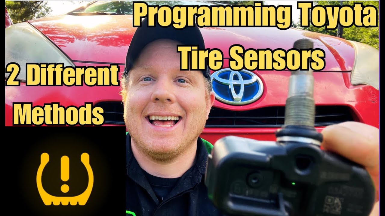 Как запрограммировать датчик давления в шинах Toyota (TPMS) без помощи дилера — 2 разных метода.