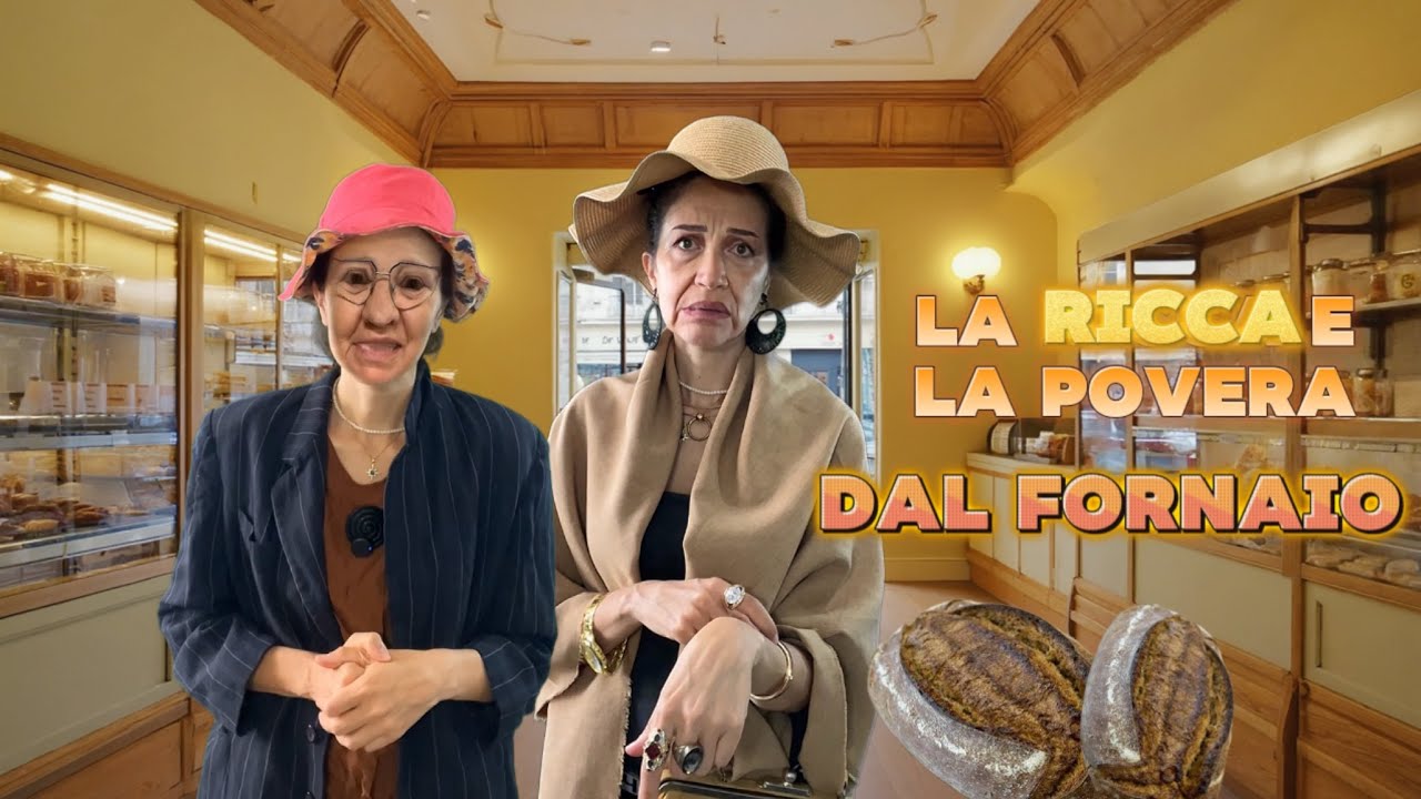 🫣la ricca e la povera dal fornaio