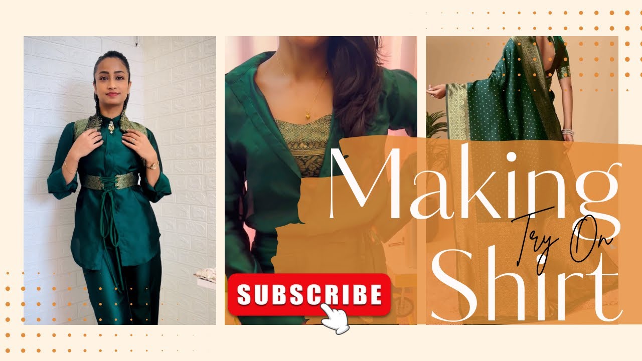 Before You Throw Your Saree, Watch This! | Making of Shirt
