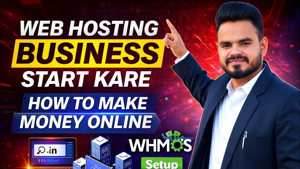 🚀 Web Hosting Business Start Kare | WHMCS Setup Full Guide | How To Make Money Online (Hindi)