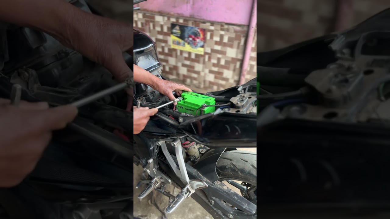 Ns 200 bs3  battery change 🔥// YouTube shorts/treading shorts ||