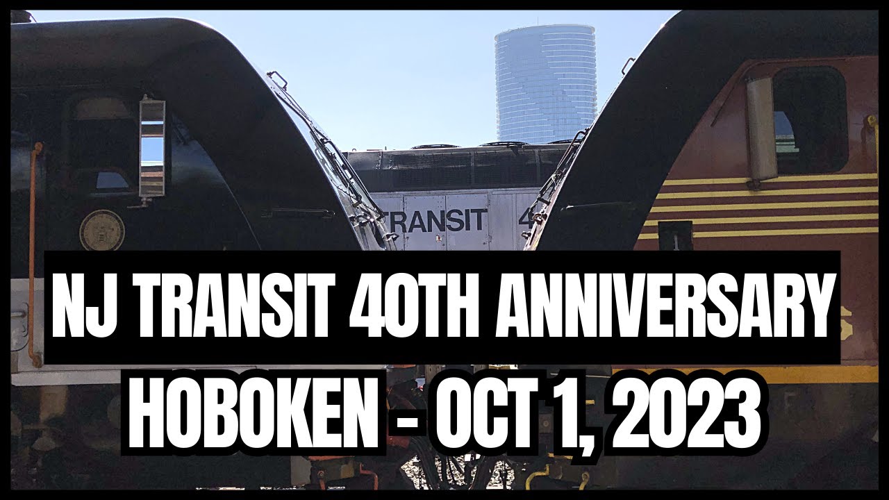 NJT's 40th Anniversary Heritage Display @ Hoboken Feat. PRR E8A, CNJ GP40PH-2, ALP-46A & More!
