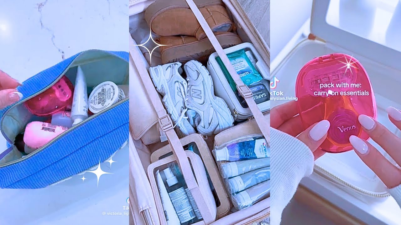 Satisfying Travel Packing Asmr ✨ TikTok Compilation | 1 HOUR