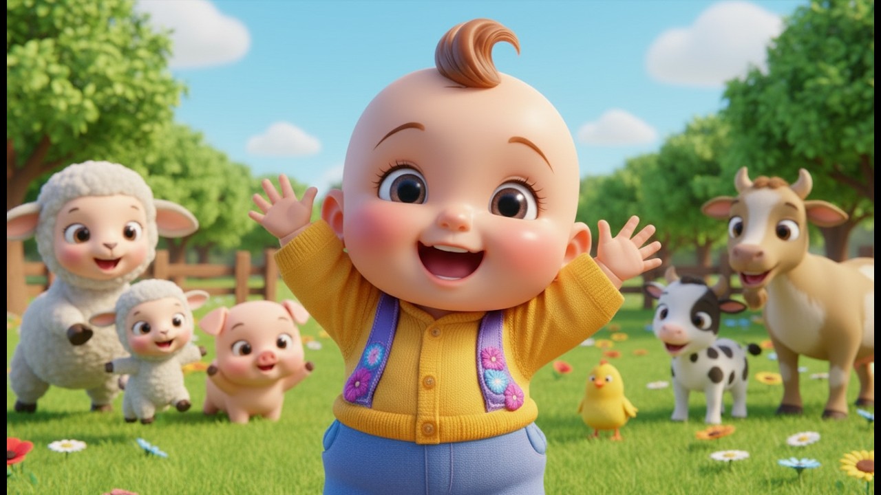 Canción Familiar para Bebés Animales 🐶👶 | Canciones infantiles en español | Baby Song Español para