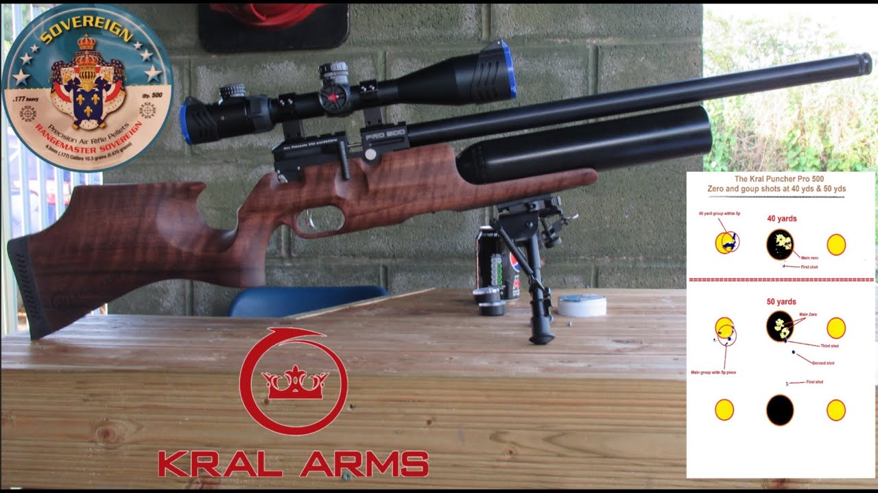 The Kral Puncher Pro 500   40 yards to 90 yards accuracy