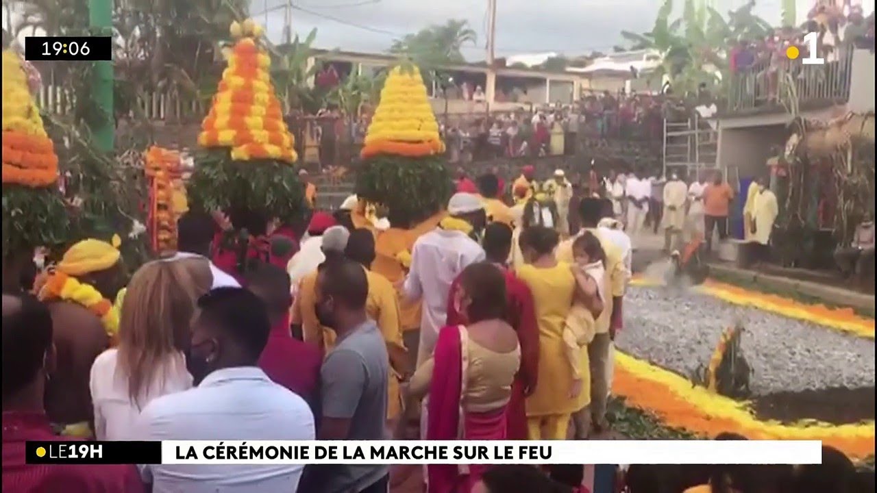 Comme chaque année, c'était jour de marche dan feu aujourd'hui pour la communauté malbar